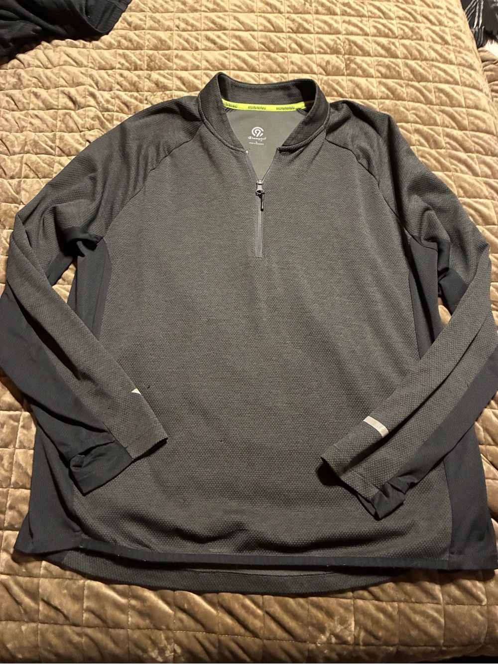 C9 by Champion Dark Gray Quarter-Zip Athletic Pullover